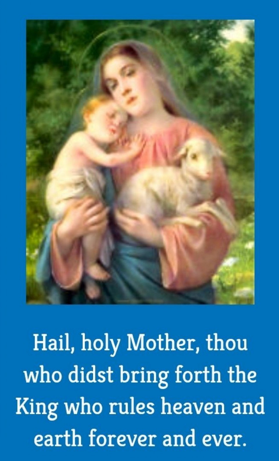 Blessed Mary