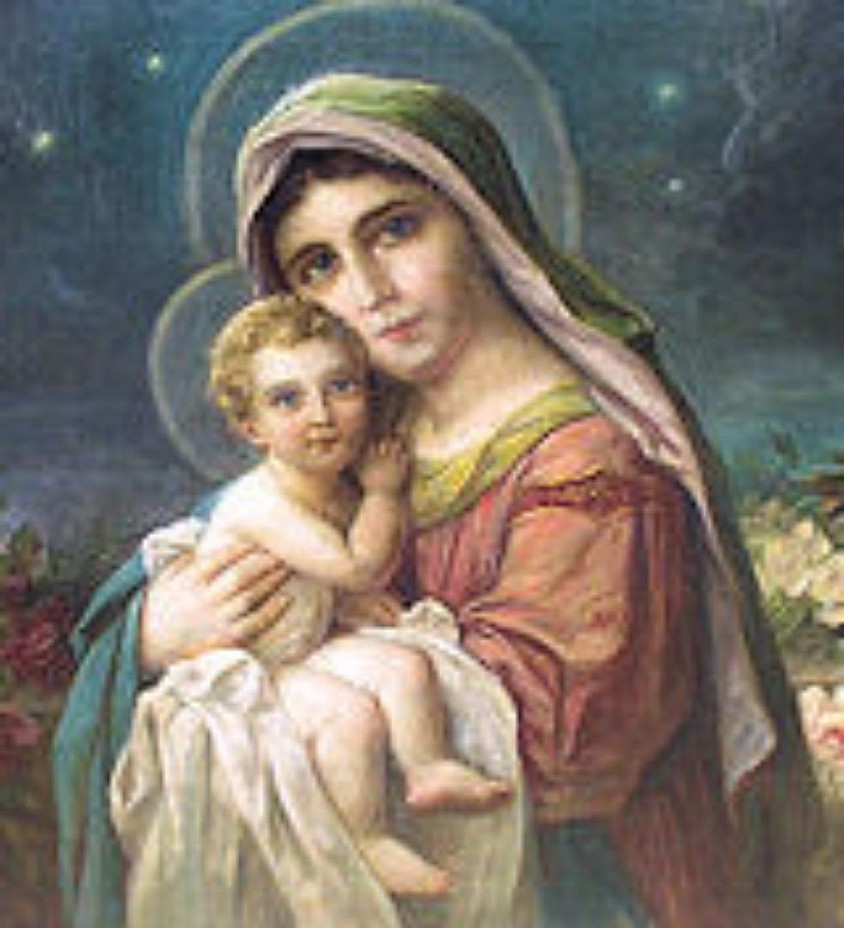 Thou, O daughter, art blessed of the Lord, for through thee have we been made partakers of the fruit of life.